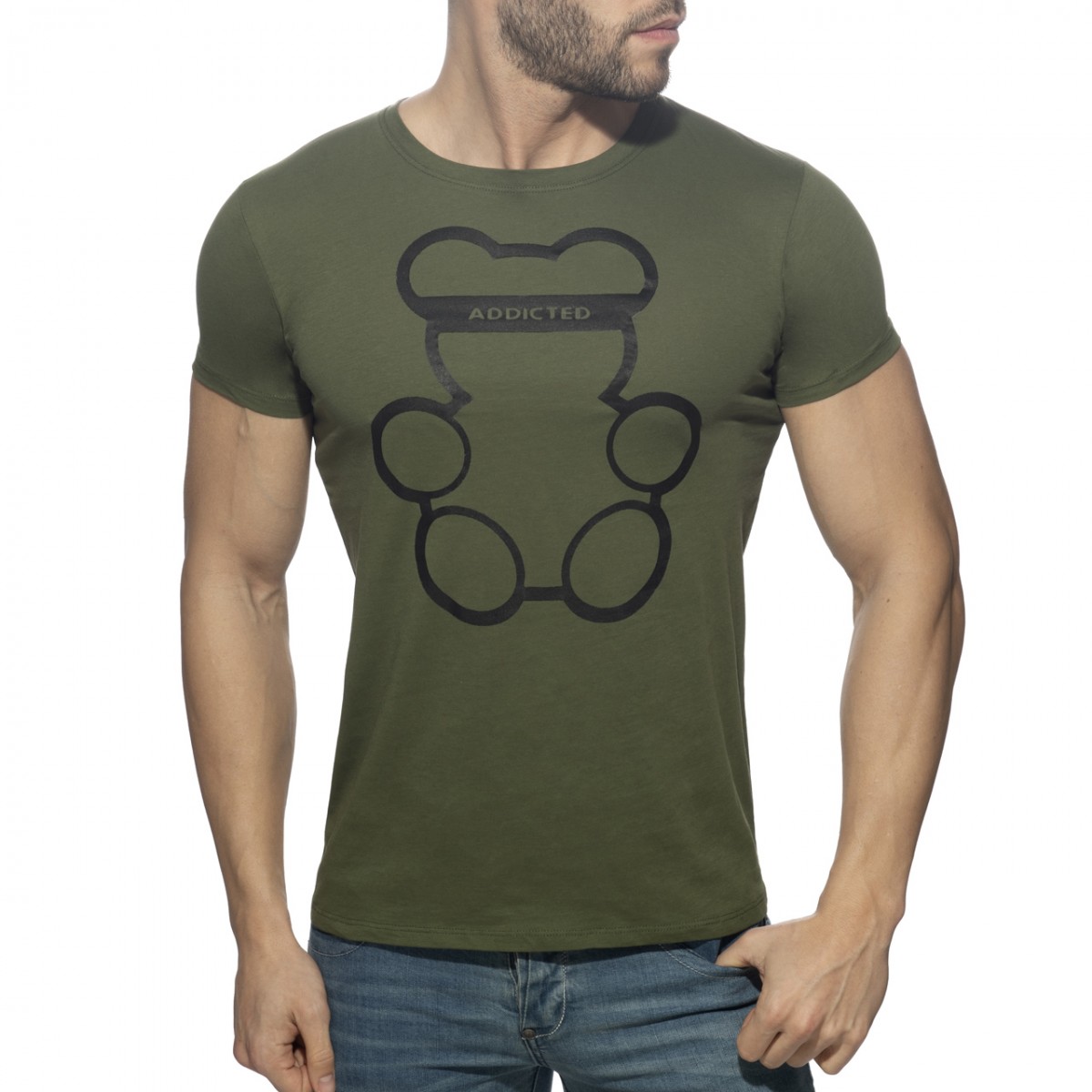 ozone Secondly proposition BEAR ROUND NECK T-SHIRT