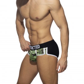 GREEN LEAVES DOUBLE SIDE BRIEF