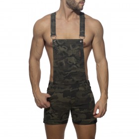 REMOVABLE OVERALLS CAMO JEANS