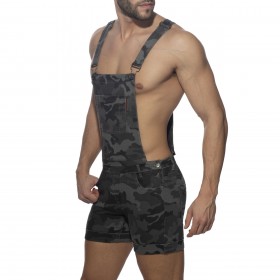 REMOVABLE OVERALLS CAMO JEANS
